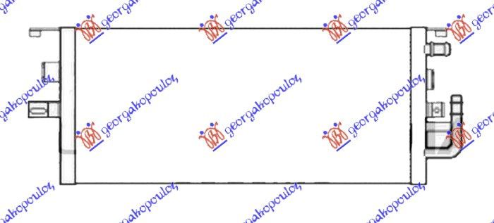 Hladnjak motora dodatni (4.0 CDI DIZEL) (590X265X21)