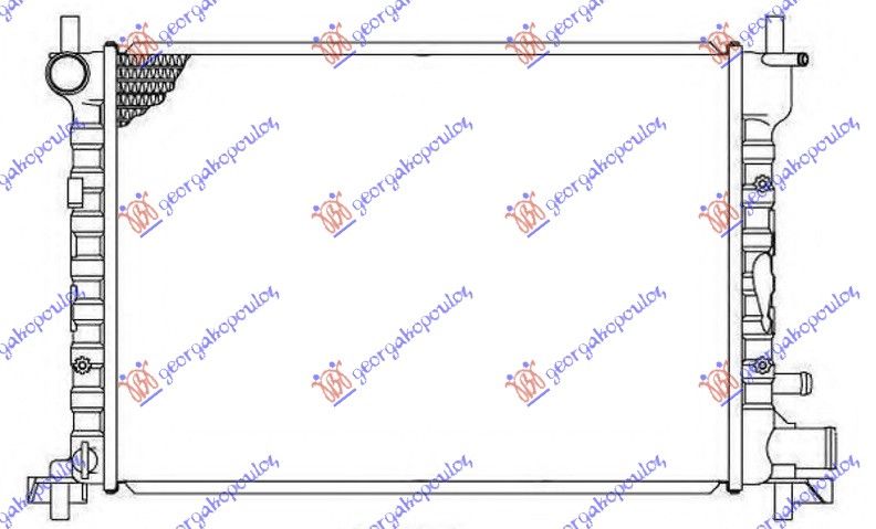 Hladnjak motora 1.8 d-td + klima (50X36,3X28)