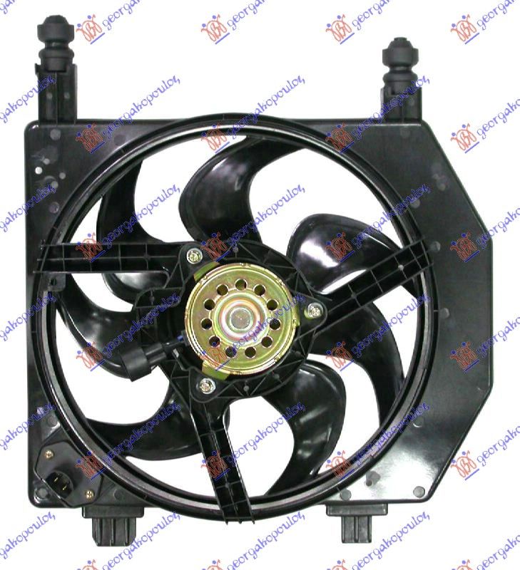 Ventilator hladnjaka komplet (BENZIN-DIZEL) +a/c
