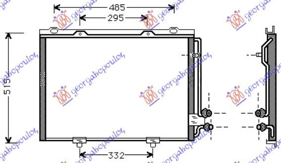 Hladnjak klime svi modeli benzin/dizel (57×48×2,0)