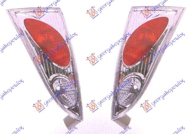 Štop lampa krom (SET) (TUNING) kromirana