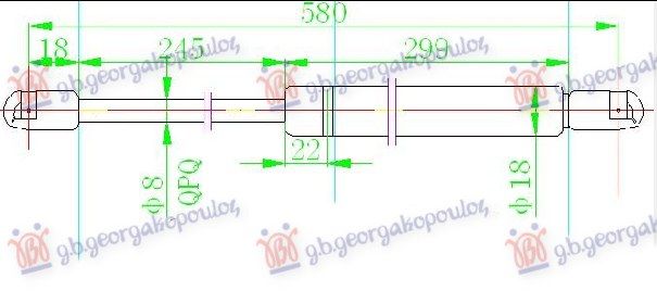 Amortizer gepeka (577L-320N)