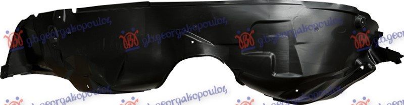 Prednji unutrašnji plastični blatobran