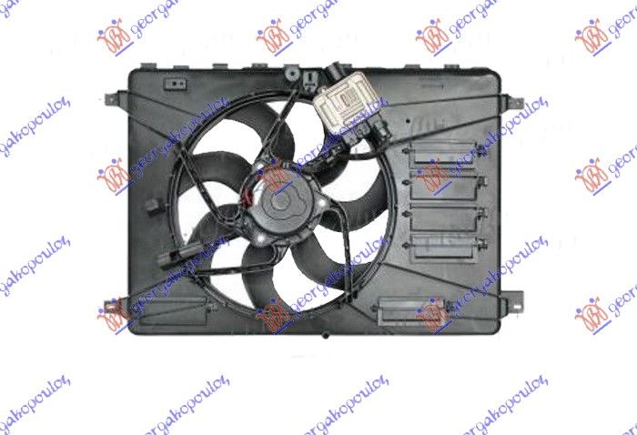 Ventilator hladnjaka komplet jednini 3.2 benzin - 2.2 dizel (380 MM)