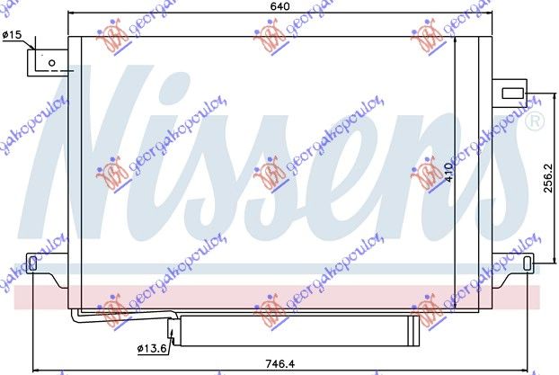 Hladnjak klime dizel (60×41×12) (BUS)