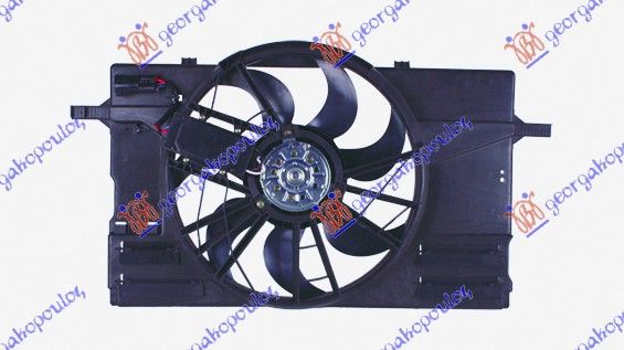 Ventilator hladnjaka radijator komplet (BENZIN-DIZEL)