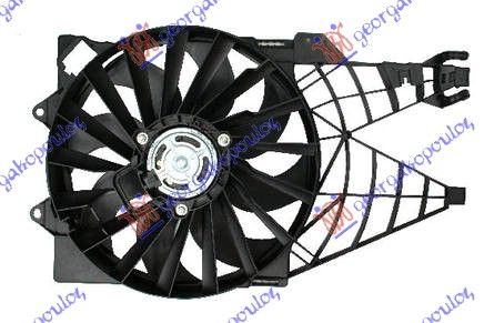 Ventilator hladnjaka komplet 1.4 t-jet - 1.3-1.6 jtd