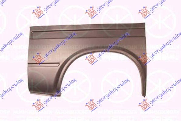 Zadnji blatobran kratki 2835 mm
