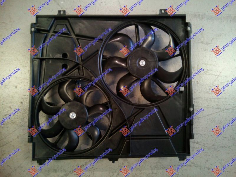 Ventilator hladnjaka komplet dvojni benzin-dizel (T. DOOWON)
