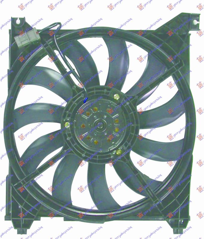 Ventilator hladnjaka komplet (BENZIN/DIZEL)