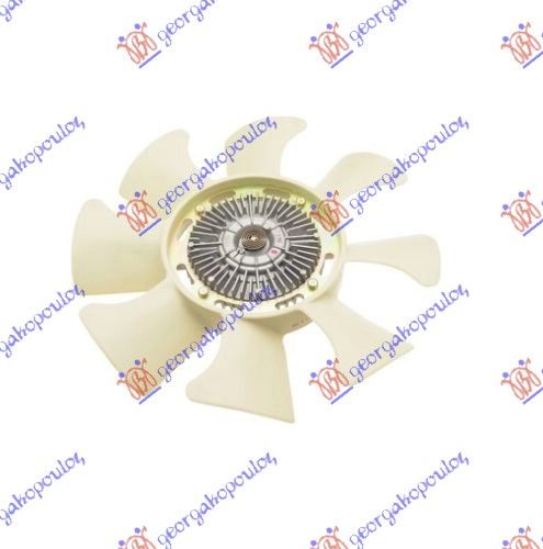 Visco spojka + ventilator benzin/dizel
