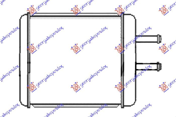 Hladnjak kabine 2.0 benzin - 2.0 dizel (158X162)