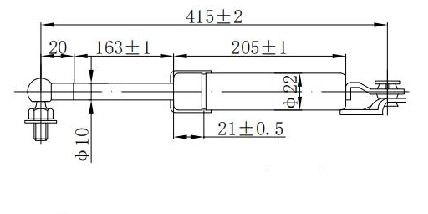 Amortizer gepeka (415L-470N)