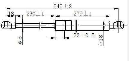 Amortizer gepeka (544L-530N)