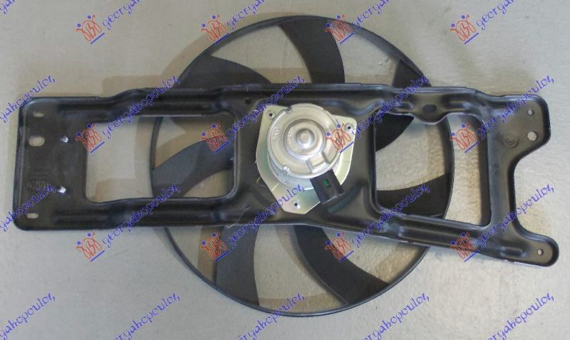 Ventilator hladnjaka komplet (1.4/1.6 BENZIN) (-AC)