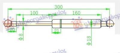 Amortizer gepeka (300L-420N)