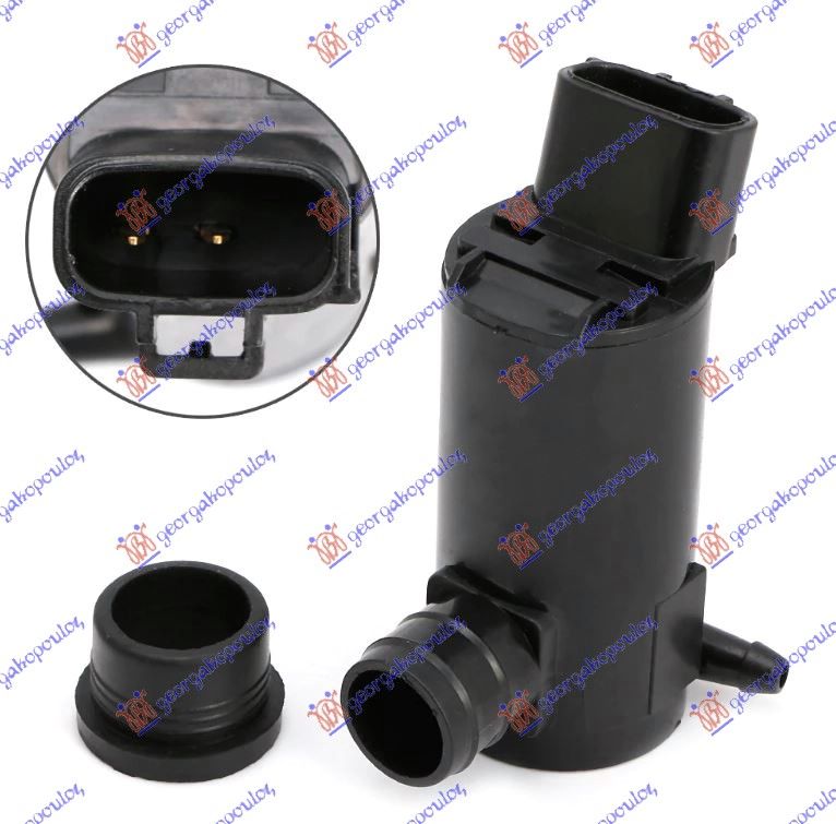 Motor posude brisača (PRAVOKUTNI PRIKLJUČAK) (1 PUMPA)