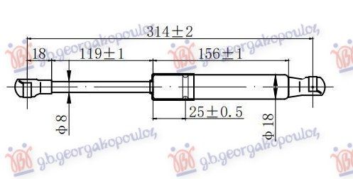 Amortizer haube (313L-330N)