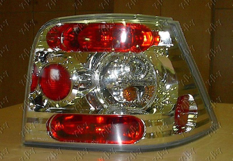 Štop lampa set LED crna