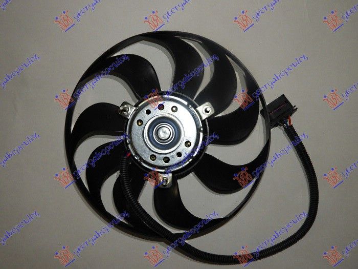 Ventilator hladnjaka (MOTOR+ELISA) (290MM) (220/60W) (3 PINA) (9 PERAJA)