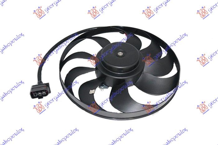 Ventilator hladnjaka (MOTOR + VENTILATOR) (290 MM)
