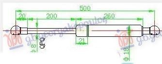 Amortizer haube (500L-350N)