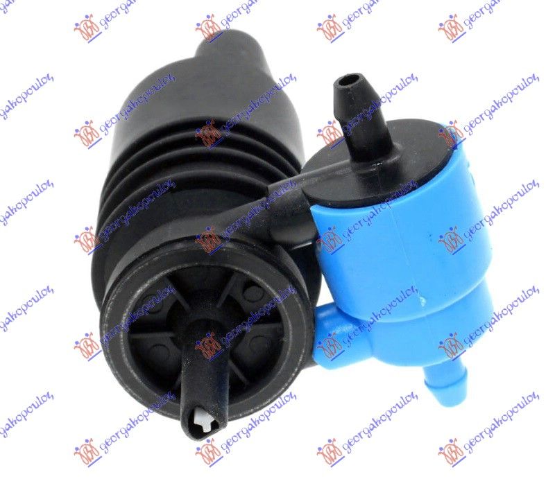 Motor posude brisača (OVALNI PRIKLJUČAK) (2 PUMPE)