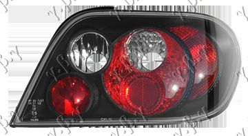 Štop svjetlo set LED crni