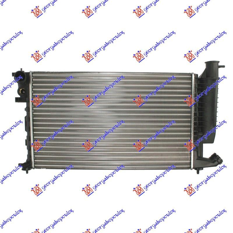 Hladnjak motora 1.4-1.6-1.8 & vts + klima (61X38) (S QUICK CONNECTION) (VALEO CLASSIC)