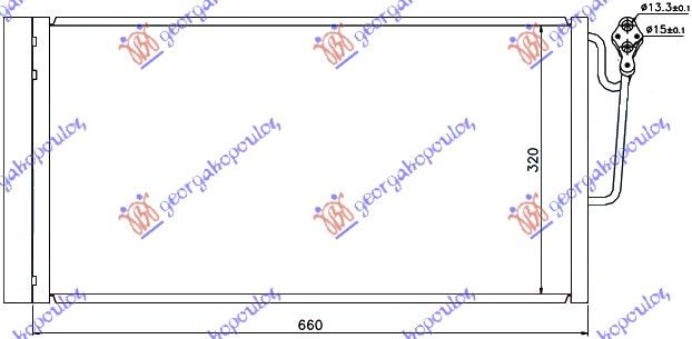 Hladnjak klime benzin-dizel (63×34)