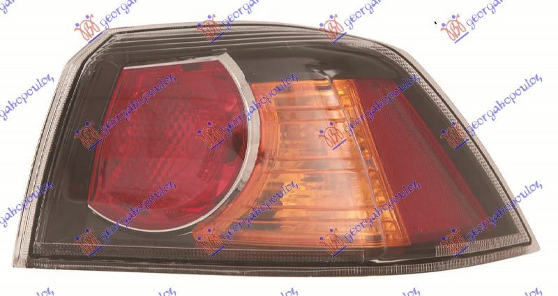 Štop lampa vanjska crna (E)