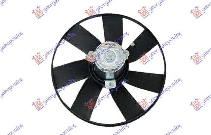 Ventilator hladnjaka benzin (MOTOR + VENTILATOR) -a/c (305 MM)