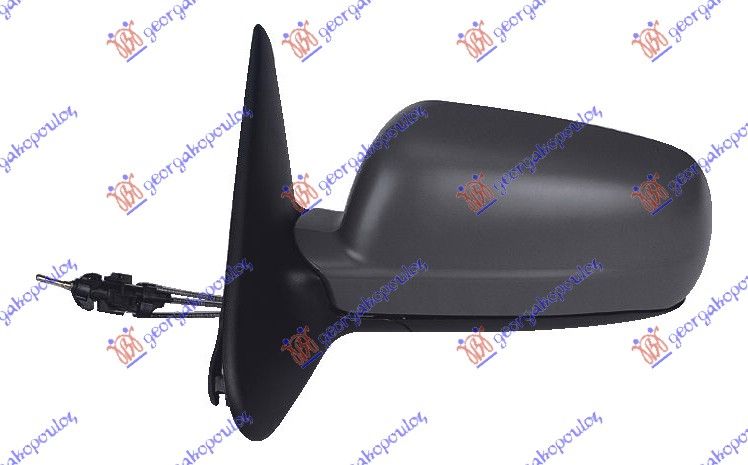 Retrovizor mehanički sa sajlom grundiran -03 (ASFERIČNO STAKLO)