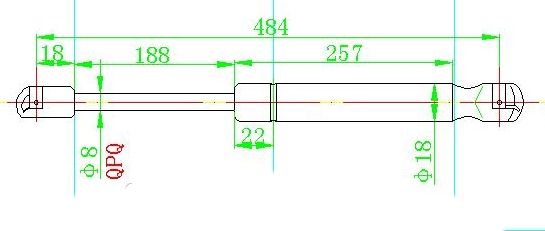 Amortizer gepeka (484L-475N)