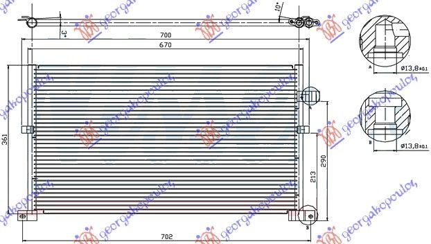Hladnjak klime 02- svi modeli bz/ds (63×36×1,7)