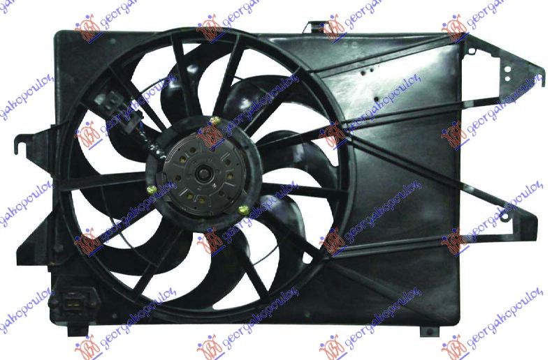 Ventilator hladnjaka komplet (1.8/2.0 BENZIN) -02