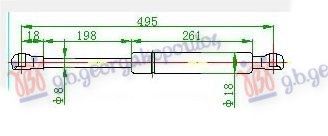 Amortizer gepeka (494L-490N)