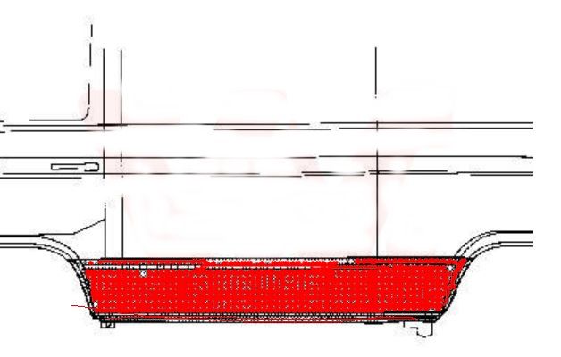 Bočna strana donja (165 CM)