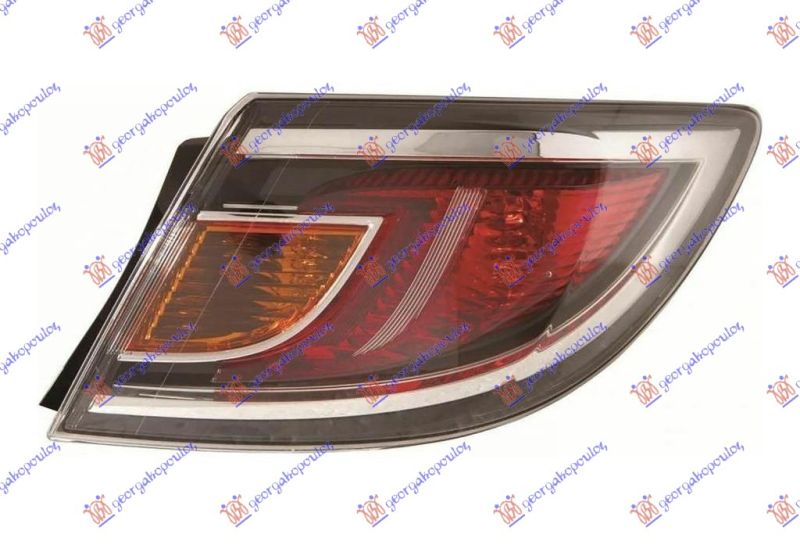 Štop lampa vanjska crvena 11- (E)