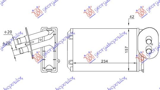 Hladnjak kabine (M) +ac (235X157)
