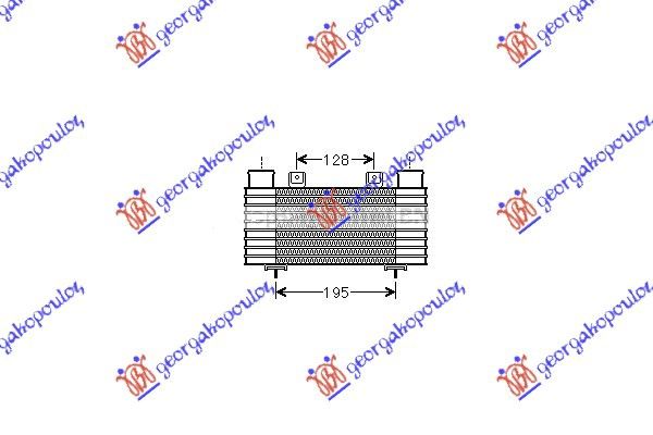 Hladnjak interkulera 2.5-2.9 td (200X140X64)