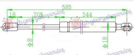 Amortizer haube (587,5L-590N)