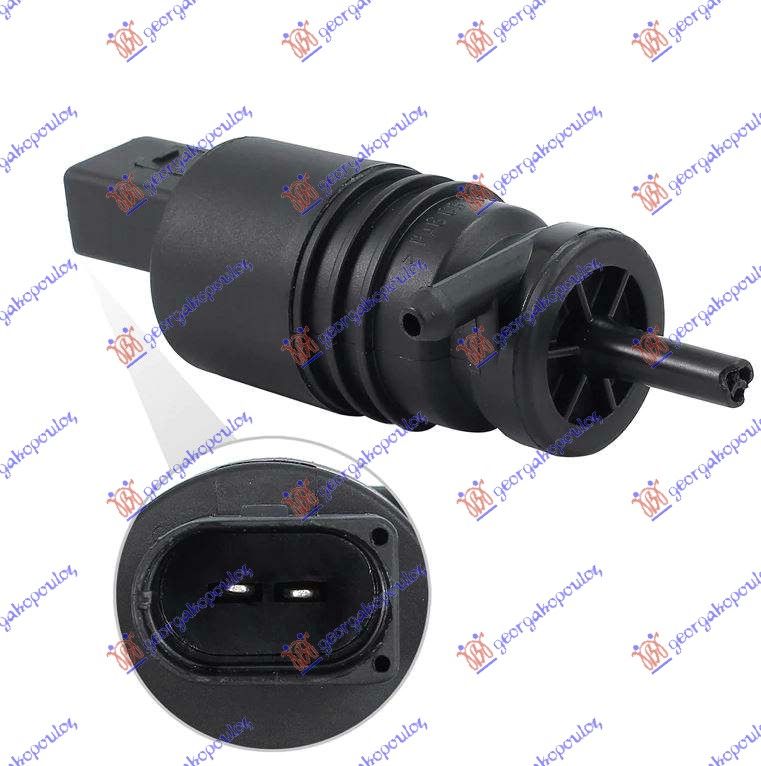 Motor posude brisača (OVALNI PRIKLJUČAK) (1 PUMPA)