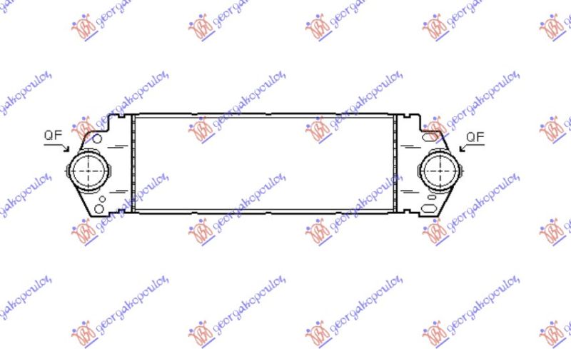 Hladnjak interkulera 1.9 - 2.0 - 2.5 tdi (720X195)