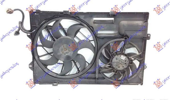 Ventilator hladnjaka komplet dvojni benzin-dizel