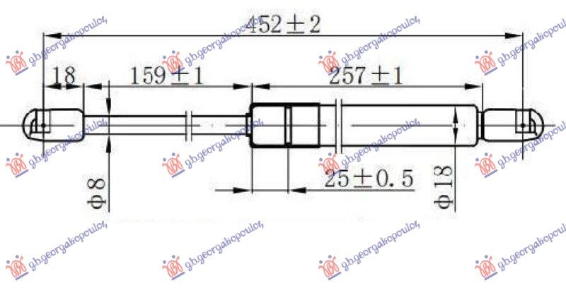 Amortizer haube (453L-290N)