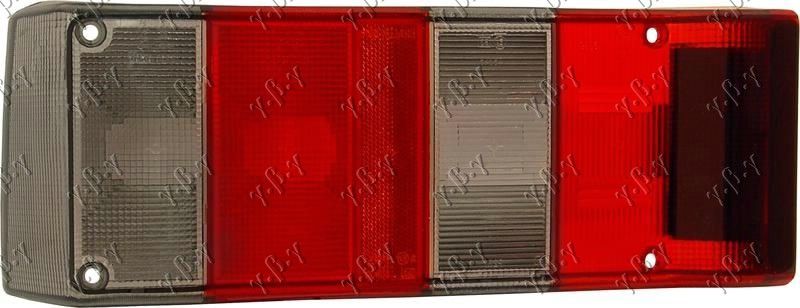 Staklo štop lampe zatamnjena