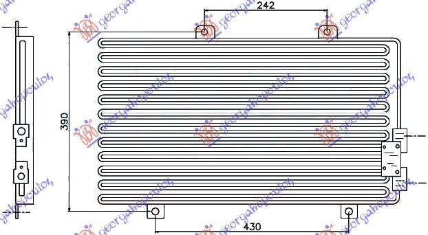 Hladnjak klime – 95 ts (54,5×34,5)