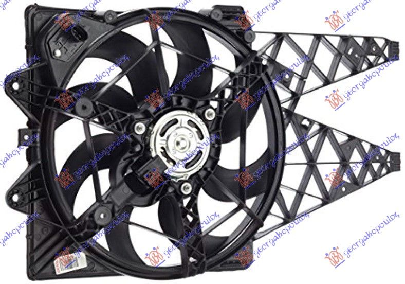 Ventilator hladnjaka komplet 1.4 turbo - 1.6 mjet