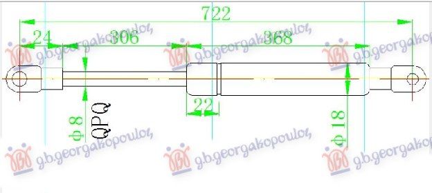 Amortizer haube (722L-310N)